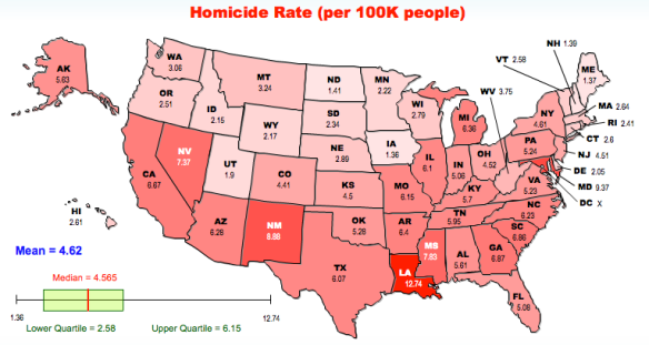 Homicide Map US